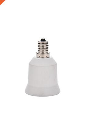 E12 To E26/E27 White Lampholder Bulbs Converter Candelabra