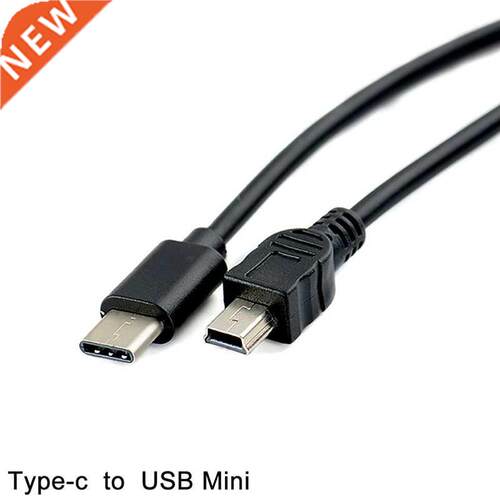 USB Type C .1 Male To Mini USB 5 Pin B Male Plug Converter