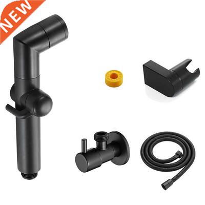 Bathroom Black Bidet Faucet Shower Tap Washer Mixer Corner V