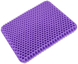 Honeycomb gel cushion-purple enhanced double-layer non-slip