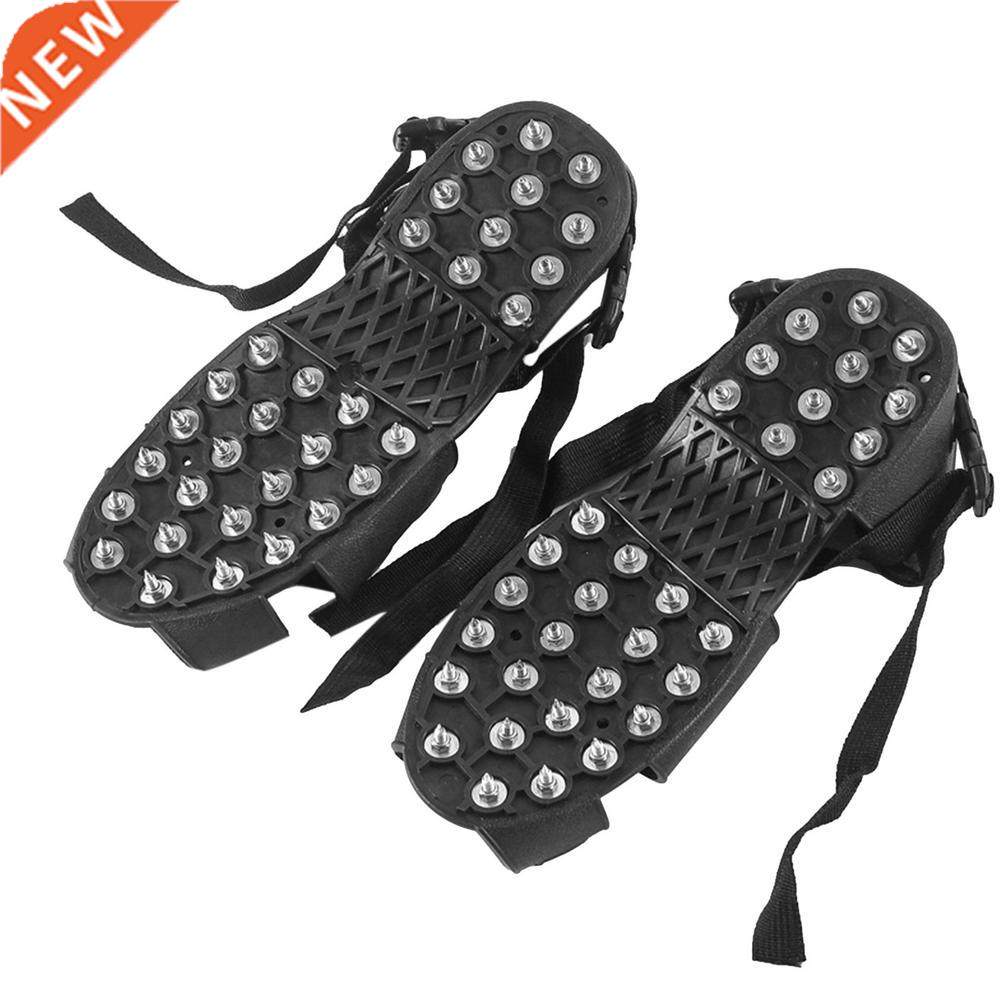 studs anti-skid snow ice climbing shoe spikes ice grips