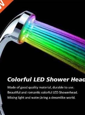 Hot 1pcs 7 Color Hand Shower Handing Led Shower Head with