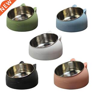 Cat Dog Bowl 15 Degrees Raised Stainless Steel Cat Bowls Saf