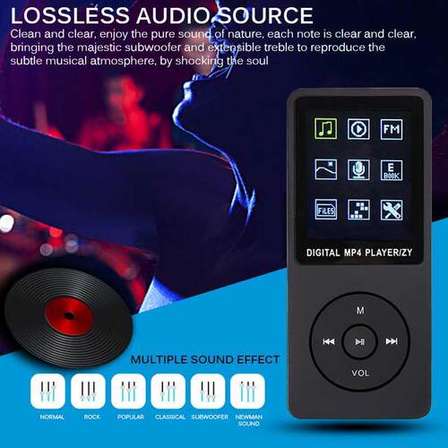 2019 New Playback MP3 Music Players Fashion Portable LCD Scr