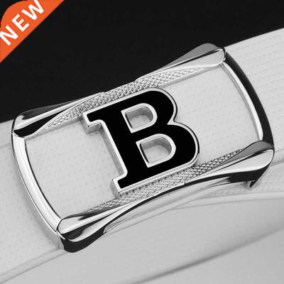 High Quality B letter buckle designer belts men Casual Genui