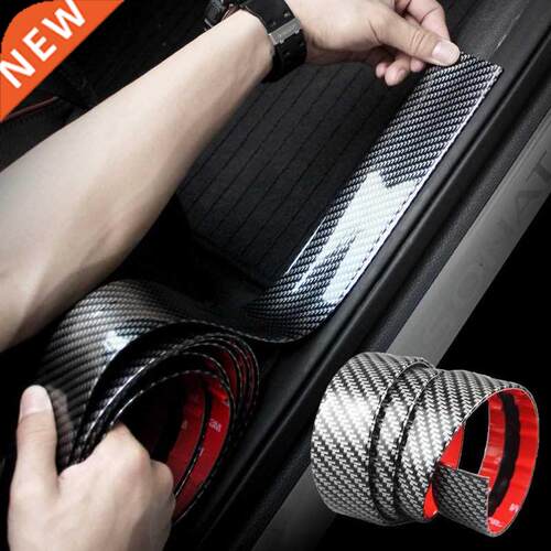 Car Door Protector Carbon Fiber Rubber Car Stickers Scratch