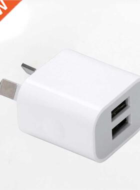 AU Plug Two USB Ports Mobile Phone Charger DC 5V 2A Output P