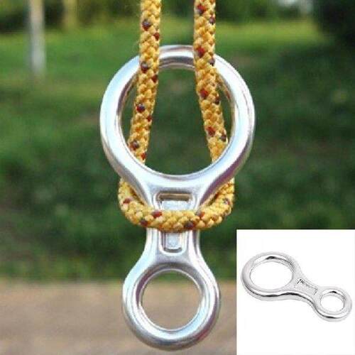 Outdoor 35KN 8 Shape Descender Rock Climbing Carabiners