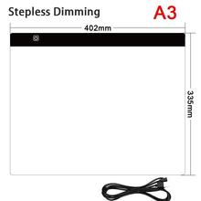 A3 SB LED Light Pad Artcraft Tracing Light Box Copy Board Di
