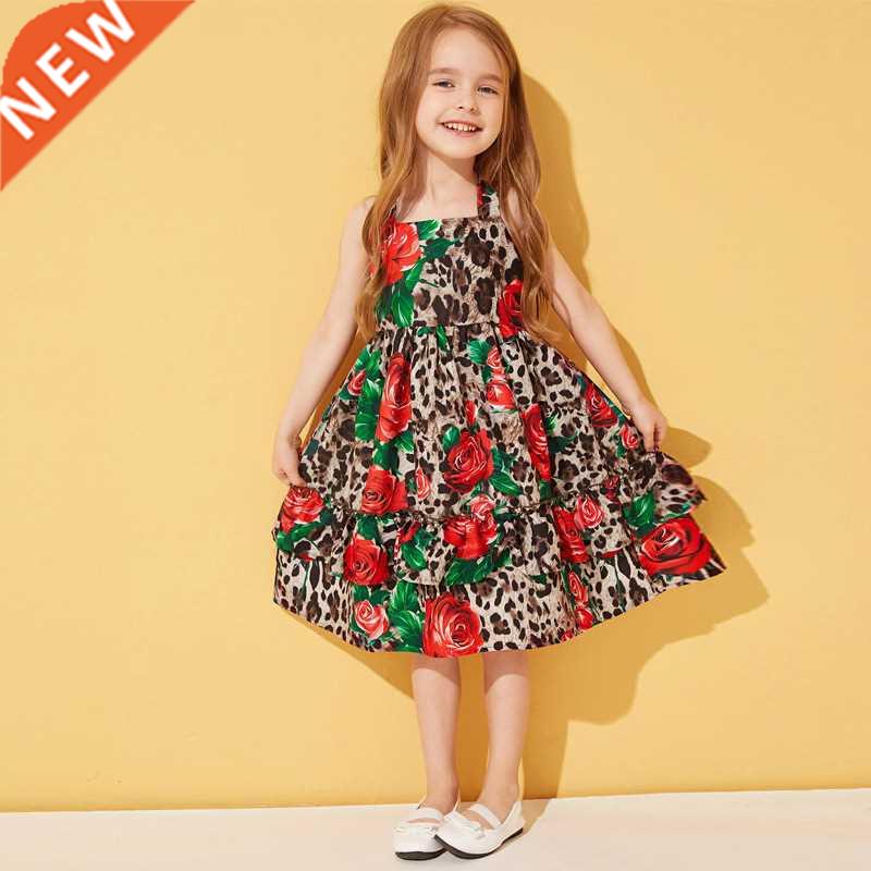 2022 Little Kids Dresses Summer Girl Dress 2T 4T 6T Sleevele图片