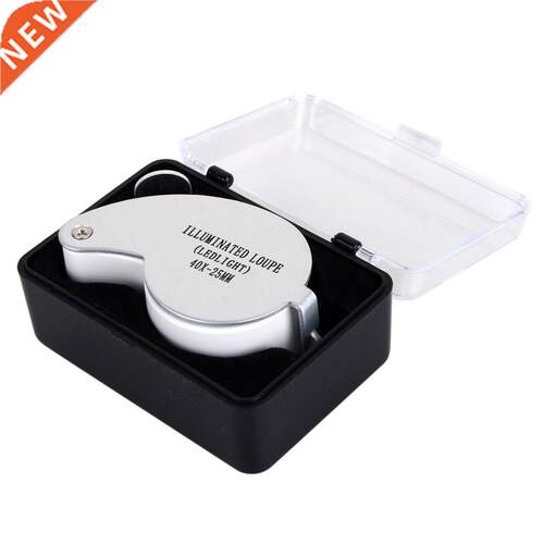 40x Portable Magnifier Lenses Glass Eweler Mini Retractable