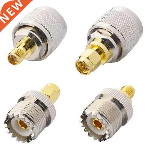 4 PCS / SET UHF SL16 PL259 SO239 to SMA Male Plug Female Jac