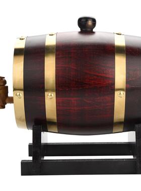 1.5L Homebrew Wooden Wine Barrel Oak Beer Brewing Equipment