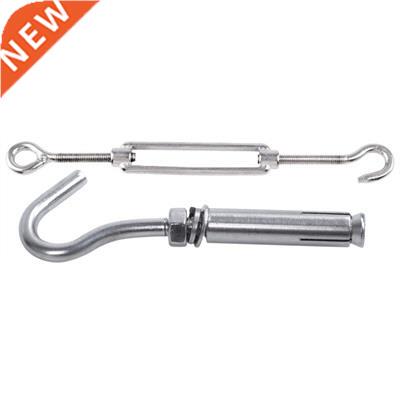 5 Pcs M6 304 Stainless Steel Expansion Screw Open Cup Hook