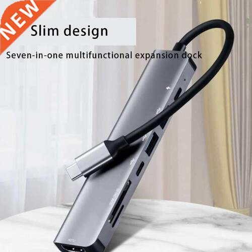 Type C to Compatible 4K Adapter Hub USB 3.0 Output PD Chargi