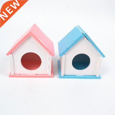 Hamster House Cage Wood Bed Small Animal Pet Guinea Pig