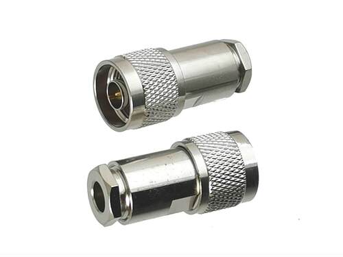 10pcs N Male Plug Connector Clamp RG5 RG6 5D-FB LMR300 Cable