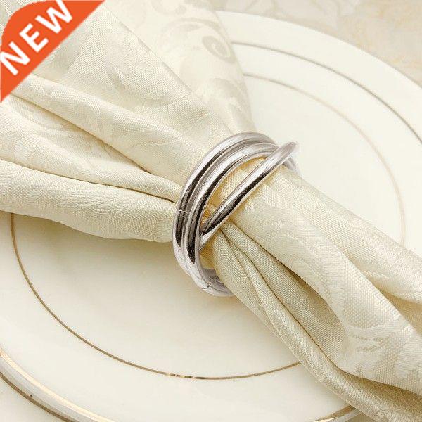 1pc Round Napkin Ring Model Room Napkin Buckle Cloth Circle
