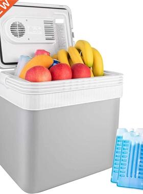 Electric Cooler 26 Quarts/ 24 Liter, 12V DC Portable Thermoe
