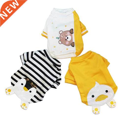 Sweet Pet Cat carton Vest Shirt autumn/winter Cat Clothes Co
