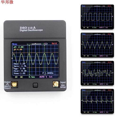 2mhz 5msps Mini Numérique Oscilloscope Portatif D'