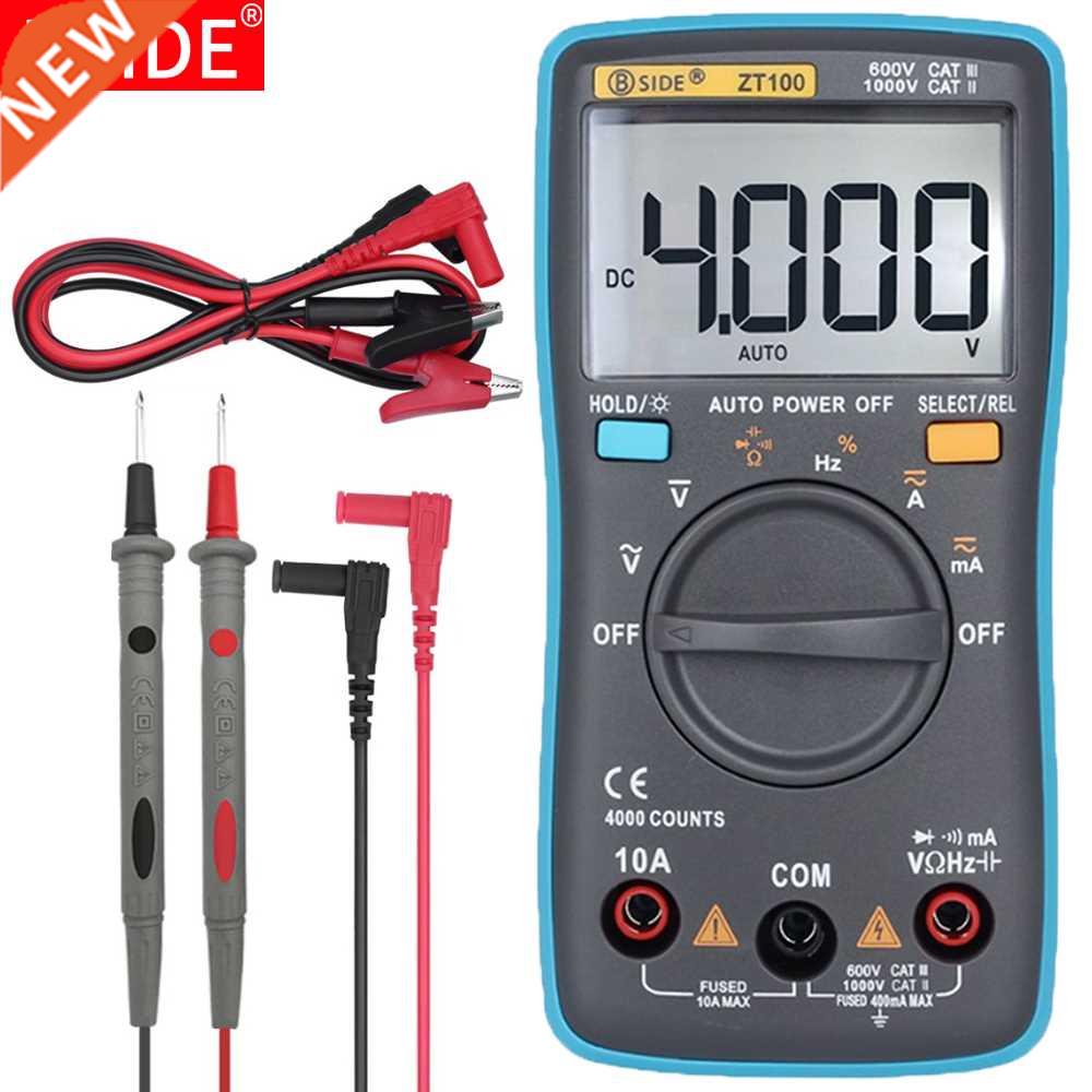 BSIDE Digital Multimeter ZT98 ZT100 4000 counts Back light A