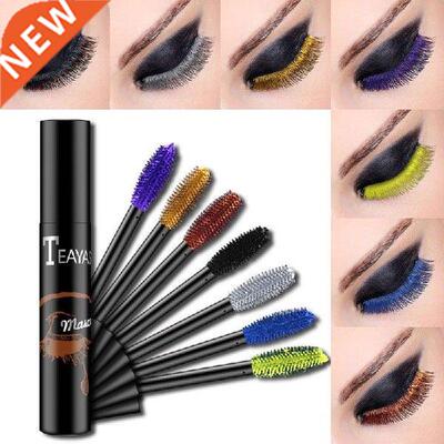 1PCs Professional Makeup Color Mascara Waterproof Fast Dry