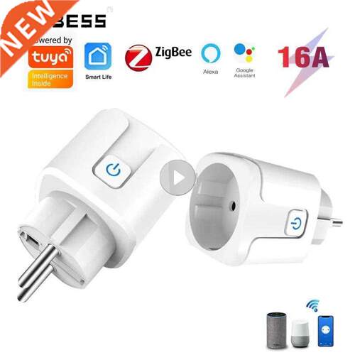 AUBESS Zigbee 3.0 Smart Socket EU Plug 16A Tuya Smart Home
