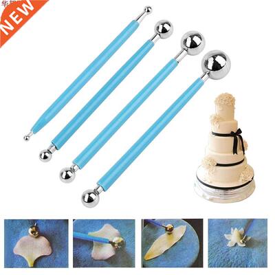 4Pcs Molding Ball Sticks Sugarcarft Fondant Cake Decorating