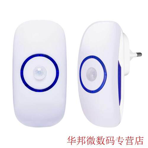 US/EU Plug .6W LED Body Motion Sensing Bright Night Lightin