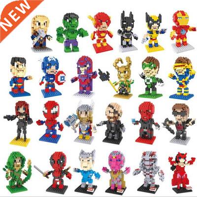 Blocks Cartoon anime Super Heroes Endgame iron man Captain A