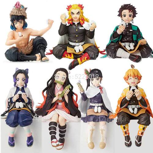 14cm Demon Slayer Anime Figure Kamado Rengoku Kyoujurou Acti