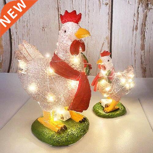 Garden Lights Chicken Decorative ake Light Chicken