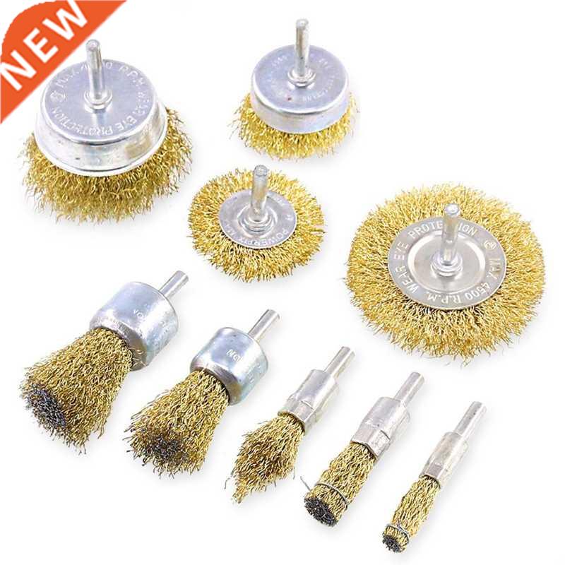 Rust Removal Brush Set Tools Grinder Polishing Metal Wire