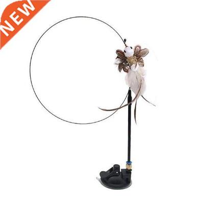Funny Playing Interactive Wand Replacement Cat Feather Toy
