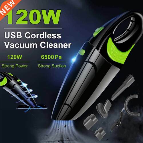Home Vacuum Cleaner With USB Charge Wireless 6500Pa 120W