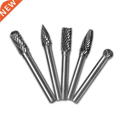 5 pieces 8MM carbide rotary grinding head mold grinder 1/4 i