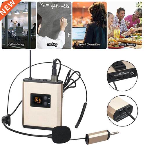 Rechargeable Microphone UHF Wireless Microphone For Voice Am