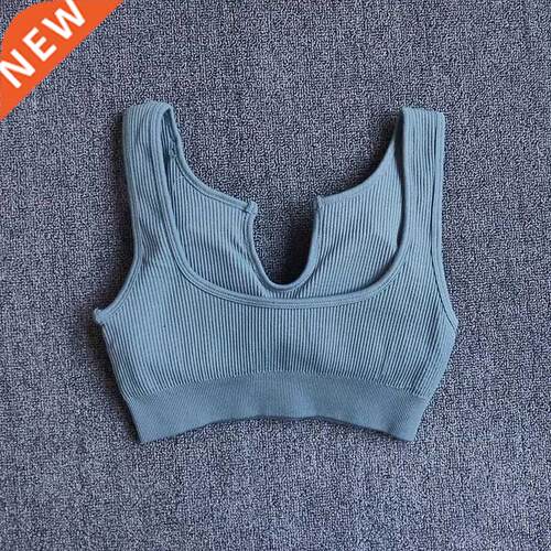 WAREBL High Waist Yoga Shorts Sets Seamless Sports Suit Gy