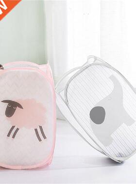 Folding Laundry Basket Storage Bin Bag Hamper Collapsible