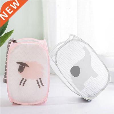 Folding Laundry Basket Storage Bin Bag Hamper Collapsible