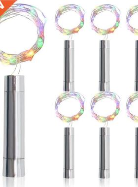 20LEDs String Lights Silver LED Wine Bottle Lights Battery P
