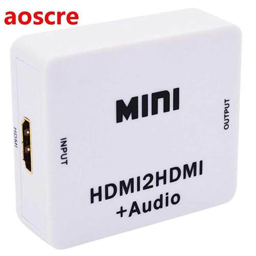1080P Hdmi Extractor Splitter Hdmi Digital To Analog 3.5Mm O