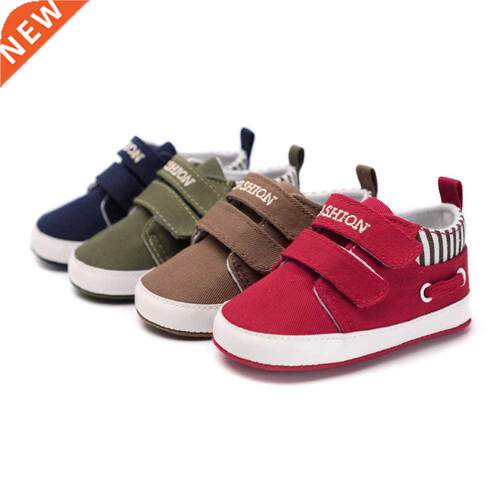 Infant Baby Boy Girl Shoes Canvas Cotton Anti-slip Sole Soft