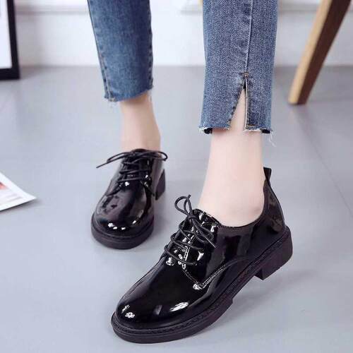 Fashion Spring & Autumn Oxford Flats Woman Loafers Shoes Fem