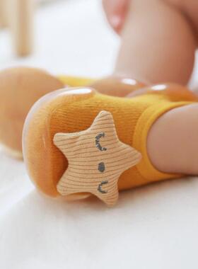 Toddler Baby Sock Shoes Kids Cartoon Soft Sole Rubber Shoes