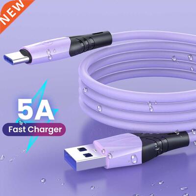 5A USB C Fast Charging For Huawei P40 P50 Xiaomi 10 11 pro R