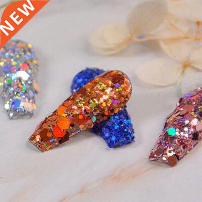 Nail Slider Easy to Stick Nail Sequins Glitter