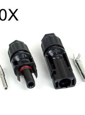 10 Pairs MC4 30A Male Female M/F Wire PV Cable Connector Set