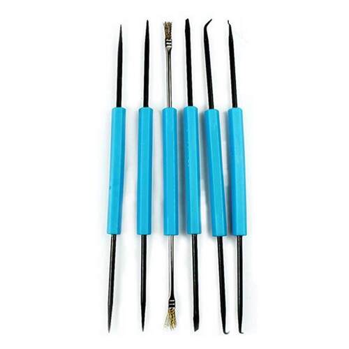6pcs Steel Solder Assist Repair Tool Set Electronic Componen